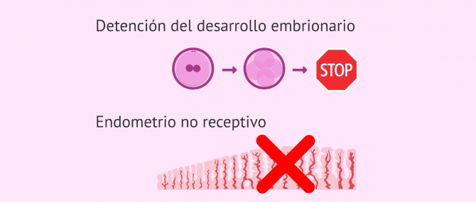 Imagen: Motivos de cancelación de la transferencia embrionaria