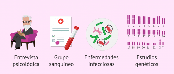 Imagen: Pruebas del proceso de la donación de semen