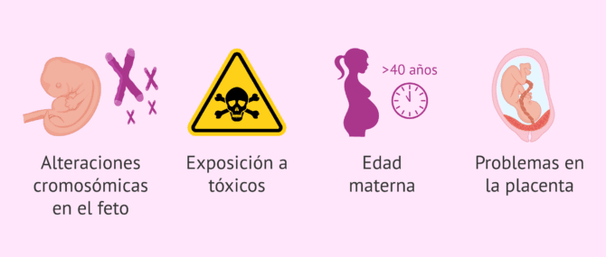 Imagen: Factores de riesgo para la amenaza de aborto