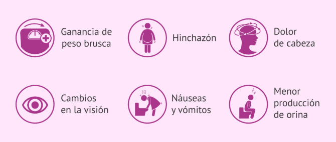 Imagen: Posibles síntomas de preeclampsia que la embarazada debe controlar