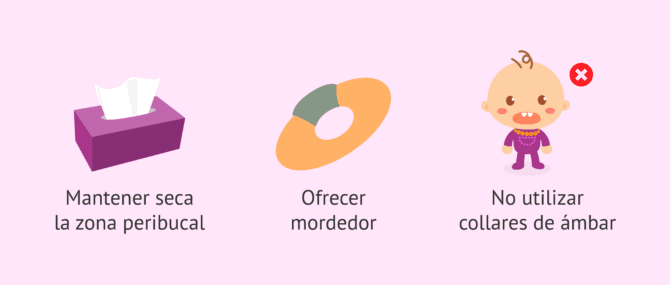 Imagen: Aliviar la salida de los primeros dientes al bebé