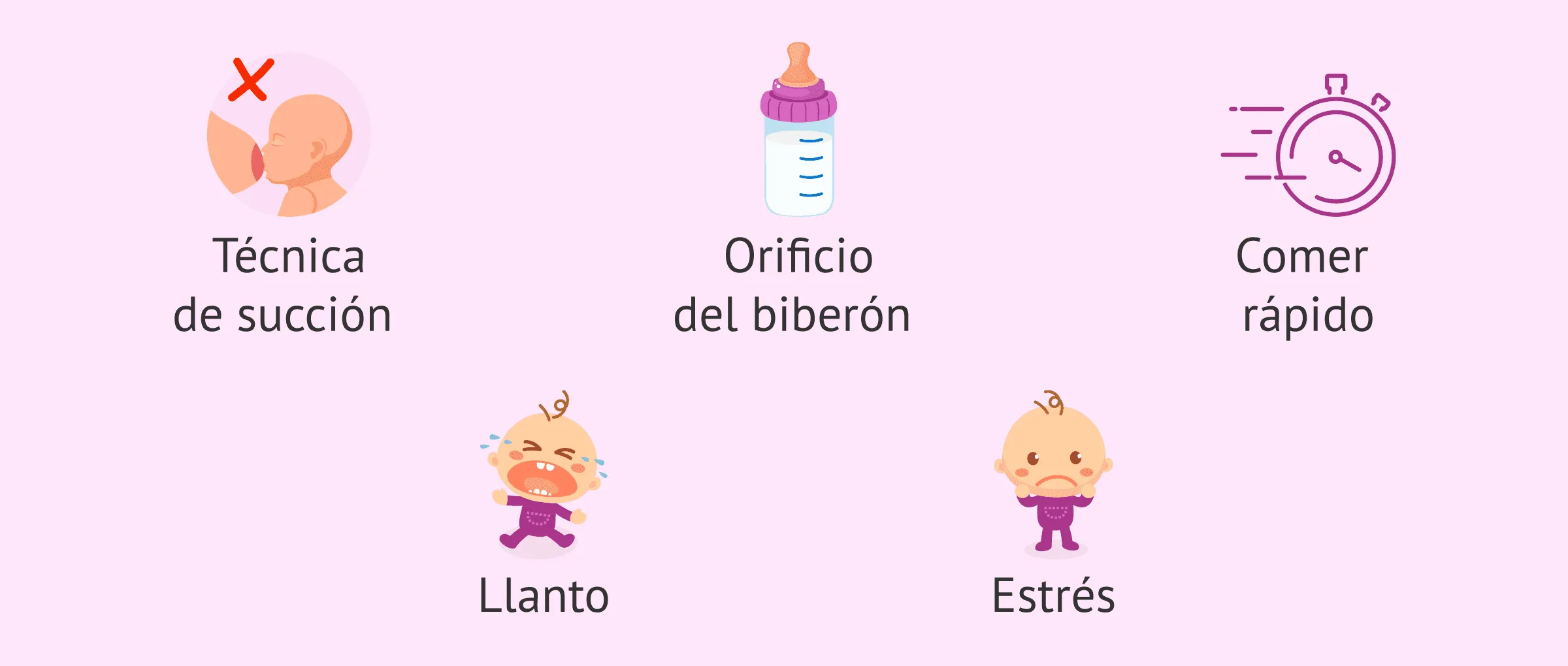 ¿Por qué tienen gases los bebés?