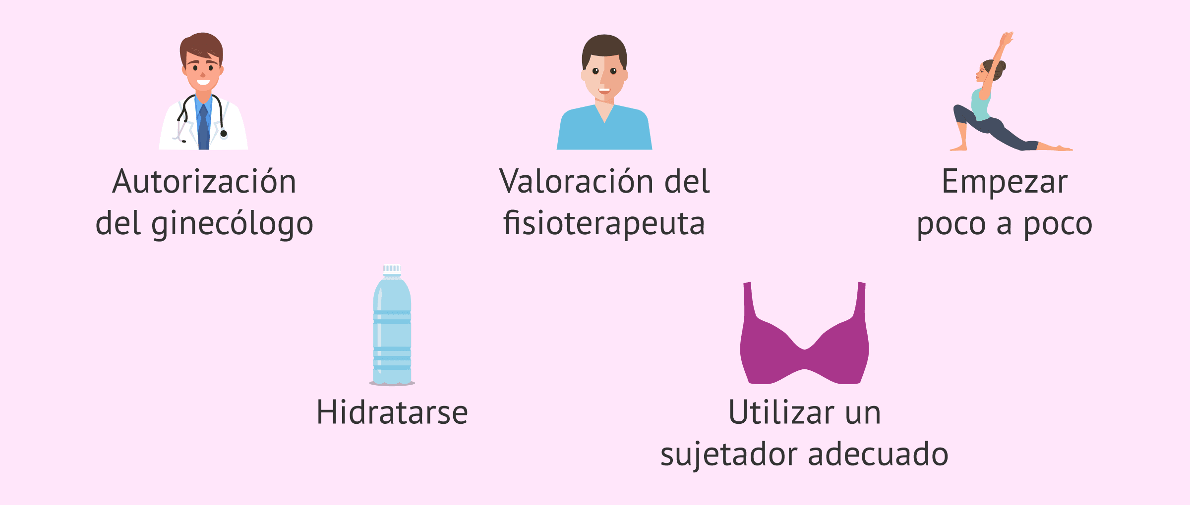 Imagen: Consejos para iniciar el ejercicio en el postparto